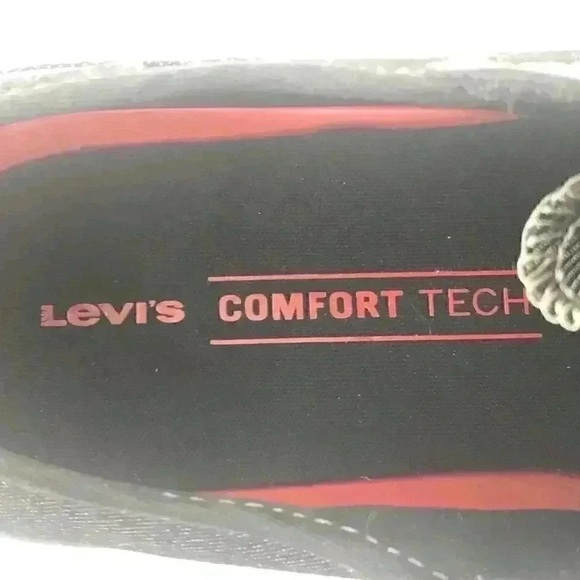 Levi’s Stan Buck C Men’s Sneakers Size 8 Black Denim Retro Comfort Casual - Picture 16 of 16